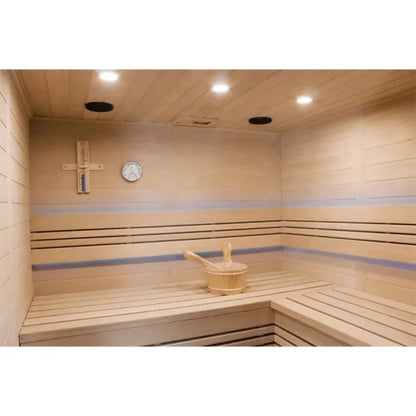 CenturaHeat 3 Person Traditional Steam Relax Indoor Sauna - Your Fitness Hub