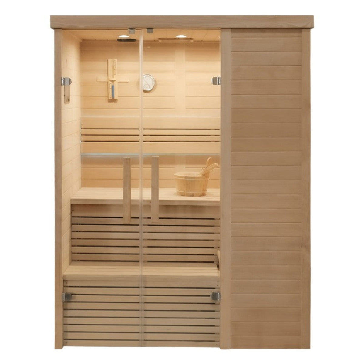 CenturaHeat 2 Person Traditional Steam Relax Indoor Sauna - Your Fitness Hub
