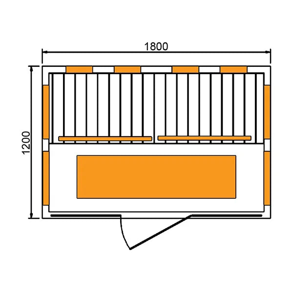 CenturaHeat - 4 Person Combination Bio Indoor Sauna