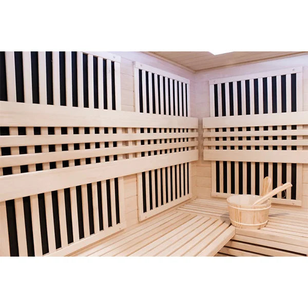 CenturaHeat - 4 Person Combination Bio Indoor Sauna - 6100W