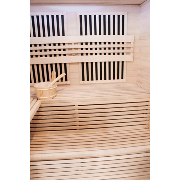 CenturaHeat - 4 Person Combination Bio Indoor Sauna - 6100W