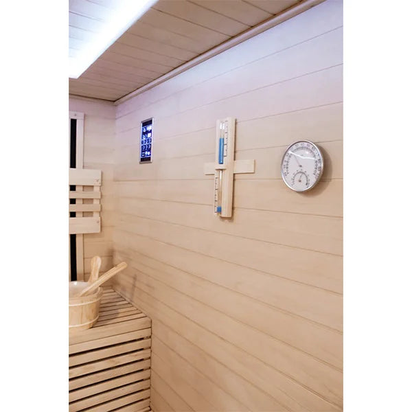 CenturaHeat - 4 Person Combination Bio Indoor Sauna - 6100W