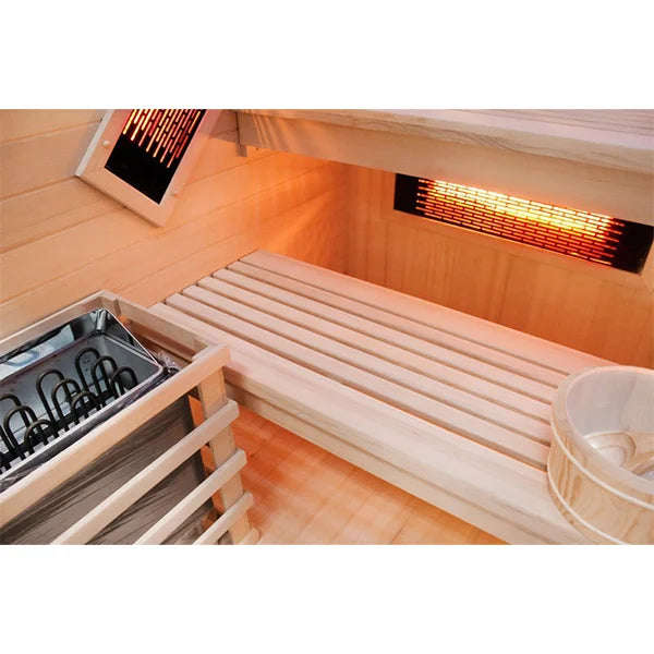 CenturaHeat - 5-8 Person Combination Bio Indoor Sauna