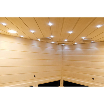 CenturaHeat 2-3 Person Diamond Corner Indoor Sauna - Your Fitness Hub