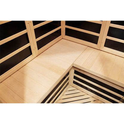 CenturaHeat 2-3 Person Diamond Corner Indoor Sauna - Your Fitness Hub