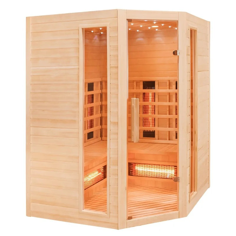 CenturaHeat - 4-5 Person Diamond Corner Sauna - 3500W