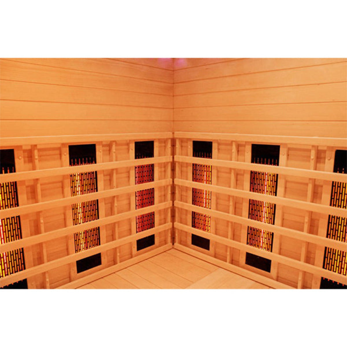 CenturaHeat 4-5 Person Infrared Diamond Corner Indoor Sauna - Your Fitness Hub