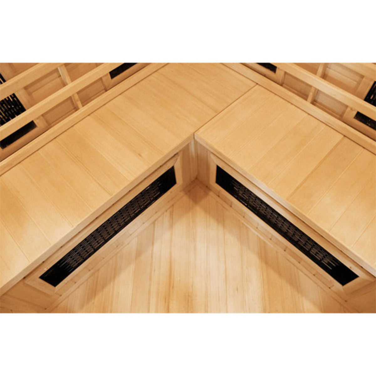 CenturaHeat 4-5 Person Diamond Infrared Corner Indoor Sauna - Your Fitness Hub