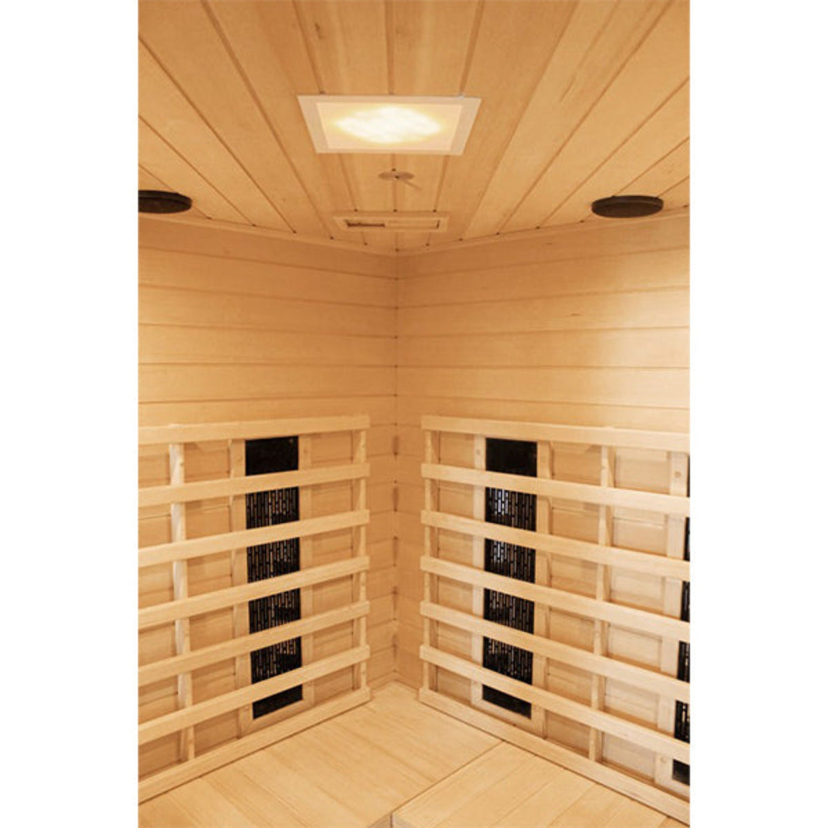 CenturaHeat 4-5 Person Diamond Infrared Corner Indoor Sauna - Your Fitness Hub