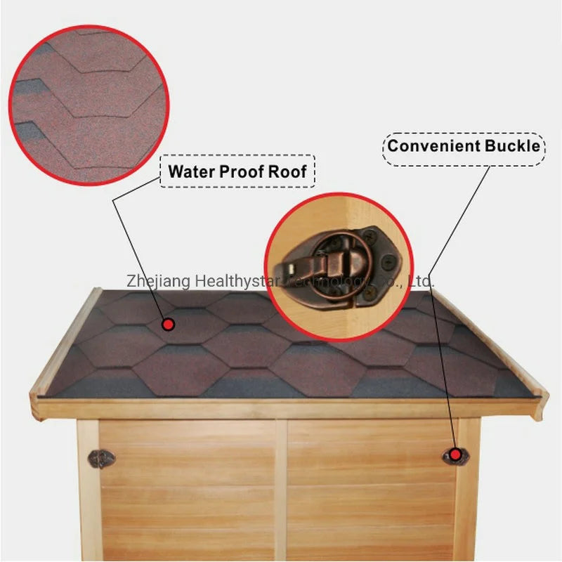 CenturaHeat - 3 Person Outdoor Infrared Sauna - HS-D001A