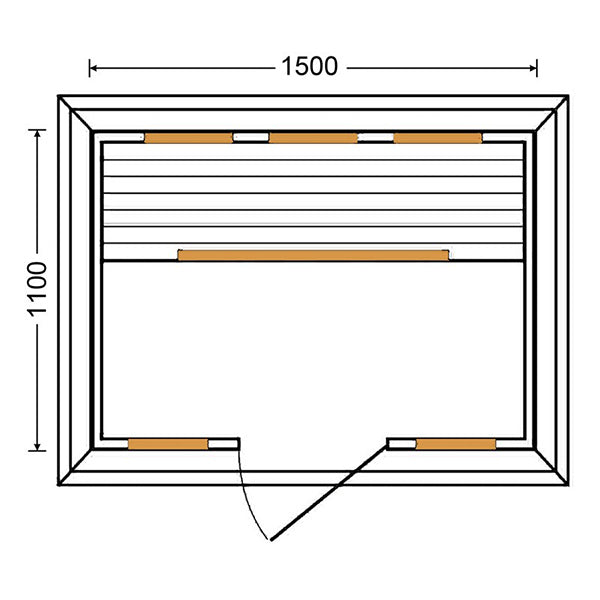 CenturaHeat - 3 Person Outdoor Infrared Sauna - HS-D001A