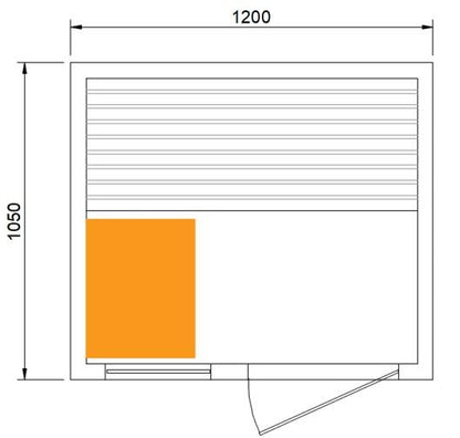 CenturaHeat Traditional Steam Double 2 Person Indoor Sauna - Your Fitness Hub