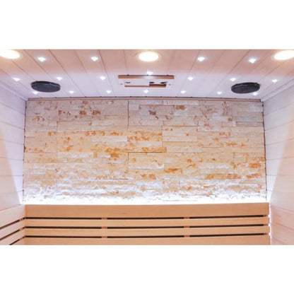 CenturaHeat - Luxury Steam Traditional Indoor Sauna with Glass Door