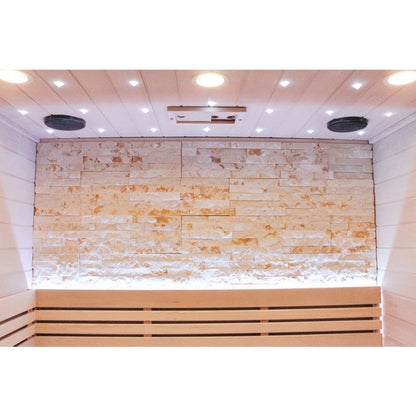 CenturaHeat Luxury Steam Traditional Indoor Sauna with Glass Door - Your Fitness Hub