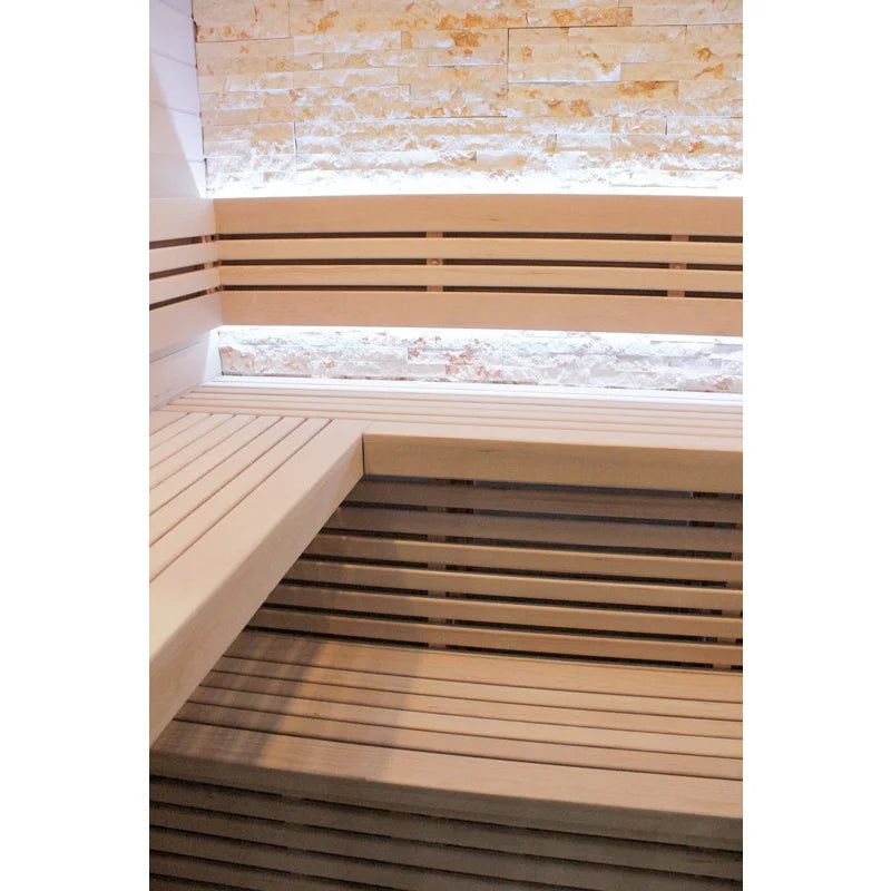 CenturaHeat - Luxury Steam Traditional Indoor Sauna with Glass Door