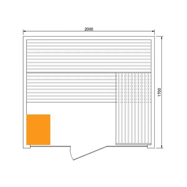 CenturaHeat - Big Traditional Steam 5-6 Person Indoor Sauna