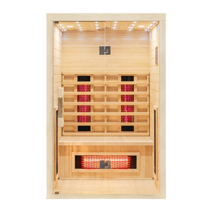 CenturaHeat Luxury 2 Person Infrared Rejuvenation Indoor Sauna - Your Fitness Hub