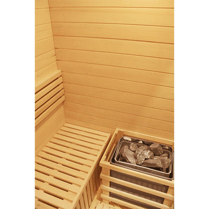 CenturaHeat Traditional Steam Double 2 Person Indoor Sauna - Your Fitness Hub
