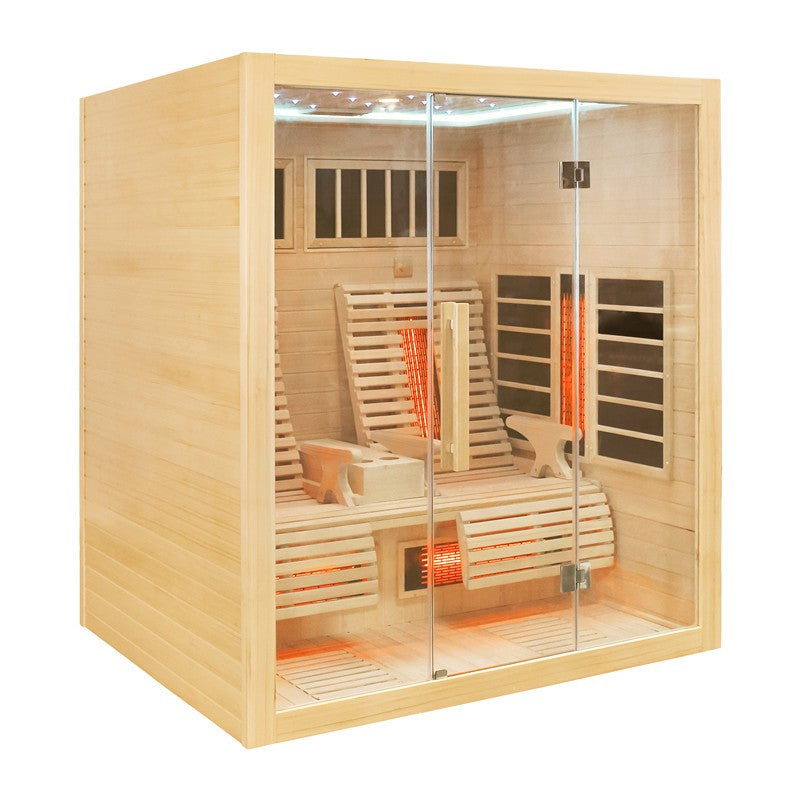 CenturaHeat 2 Person Infrared Light Relax Indoor Sauna - Your Fitness Hub