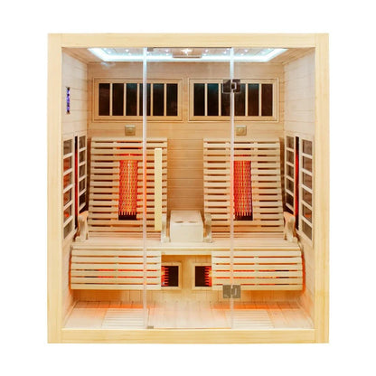 CenturaHeat 2 Person Infrared Light Relax Indoor Sauna - Your Fitness Hub