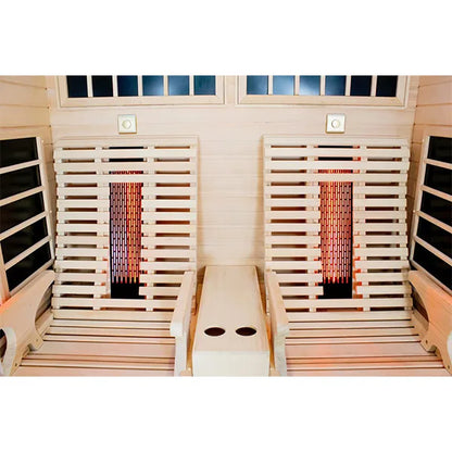 CenturaHeat 2 Person Infrared Light Relax Indoor Sauna - Your Fitness Hub