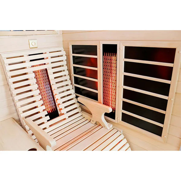 CenturaHeat 2 Person Infrared Light Relax Indoor Sauna - Your Fitness Hub
