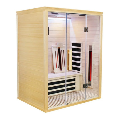 CenturaHeat 2 Person Full Spectrum Infrared Light Indoor Sauna - Your Fitness Hub