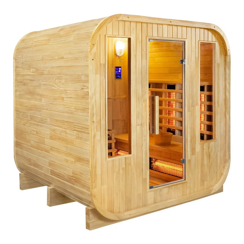 CenturaHeat - 4-6 Person Outdoor Cube Sauna