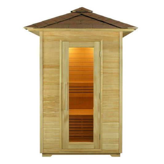 CenturaHeat 2 Person Steam Outdoor Sauna House - Your Fitness Hub