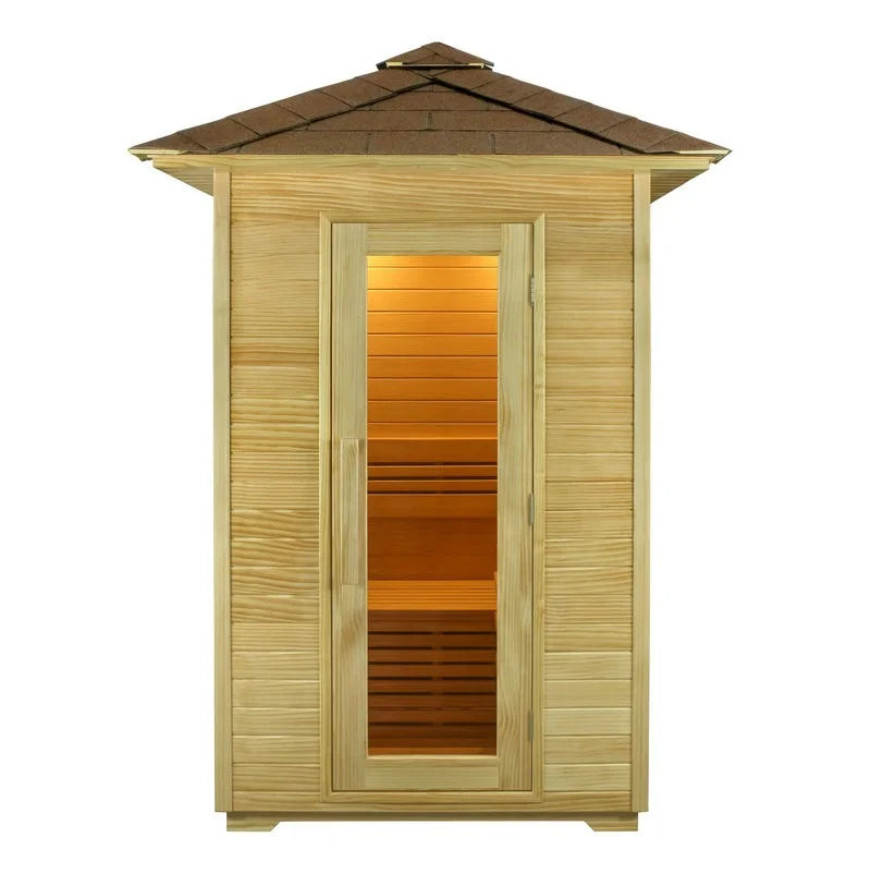 CenturaHeat - 2 Person Outdoor Sauna House - HS-D002