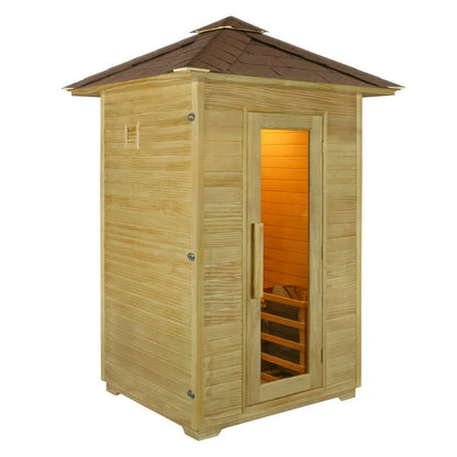 CenturaHeat - 2 Person Outdoor Sauna House - HS-D002