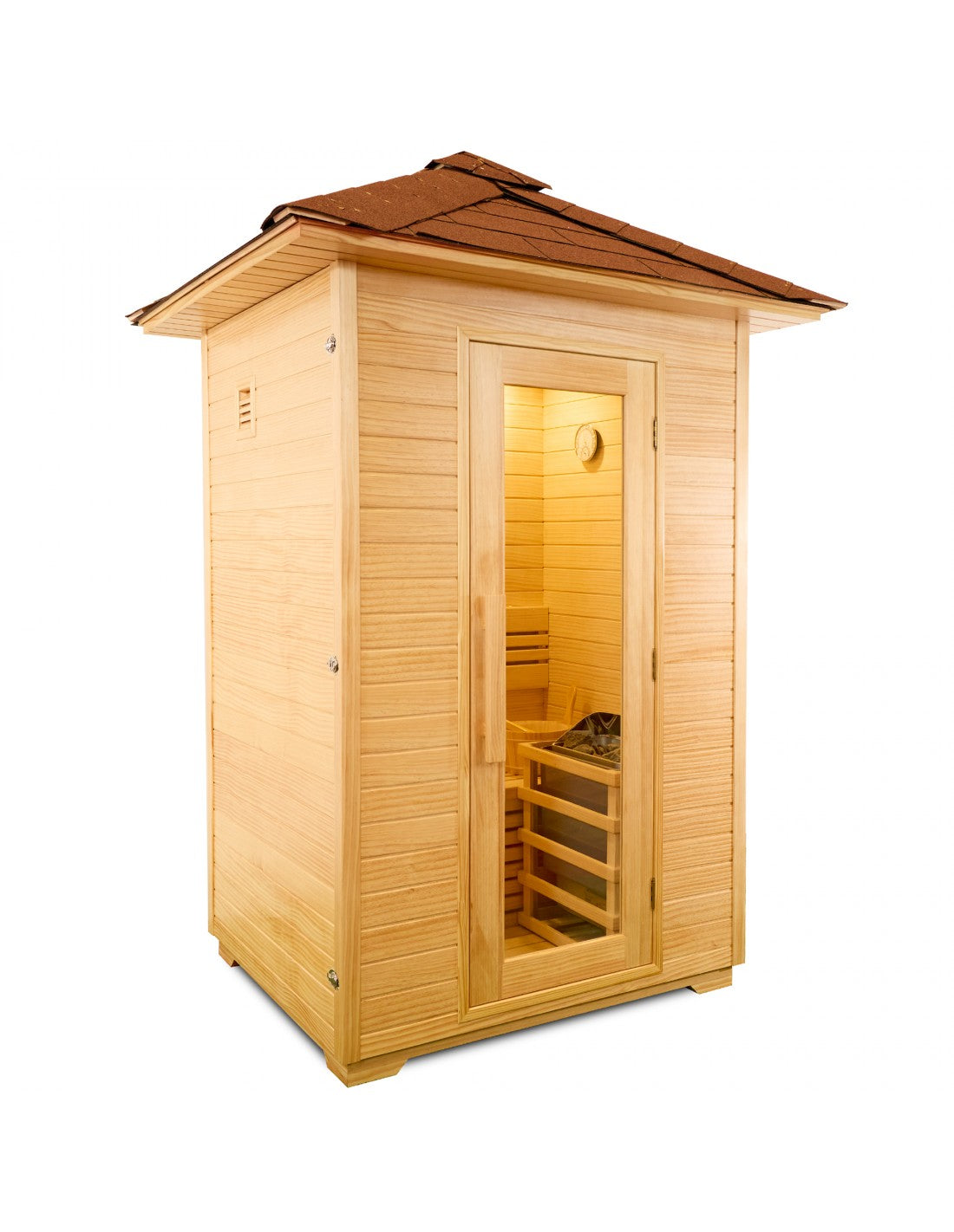 Global Relax - DHARANI S2 OUTDOOR - Steam Sauna For 1/2 People