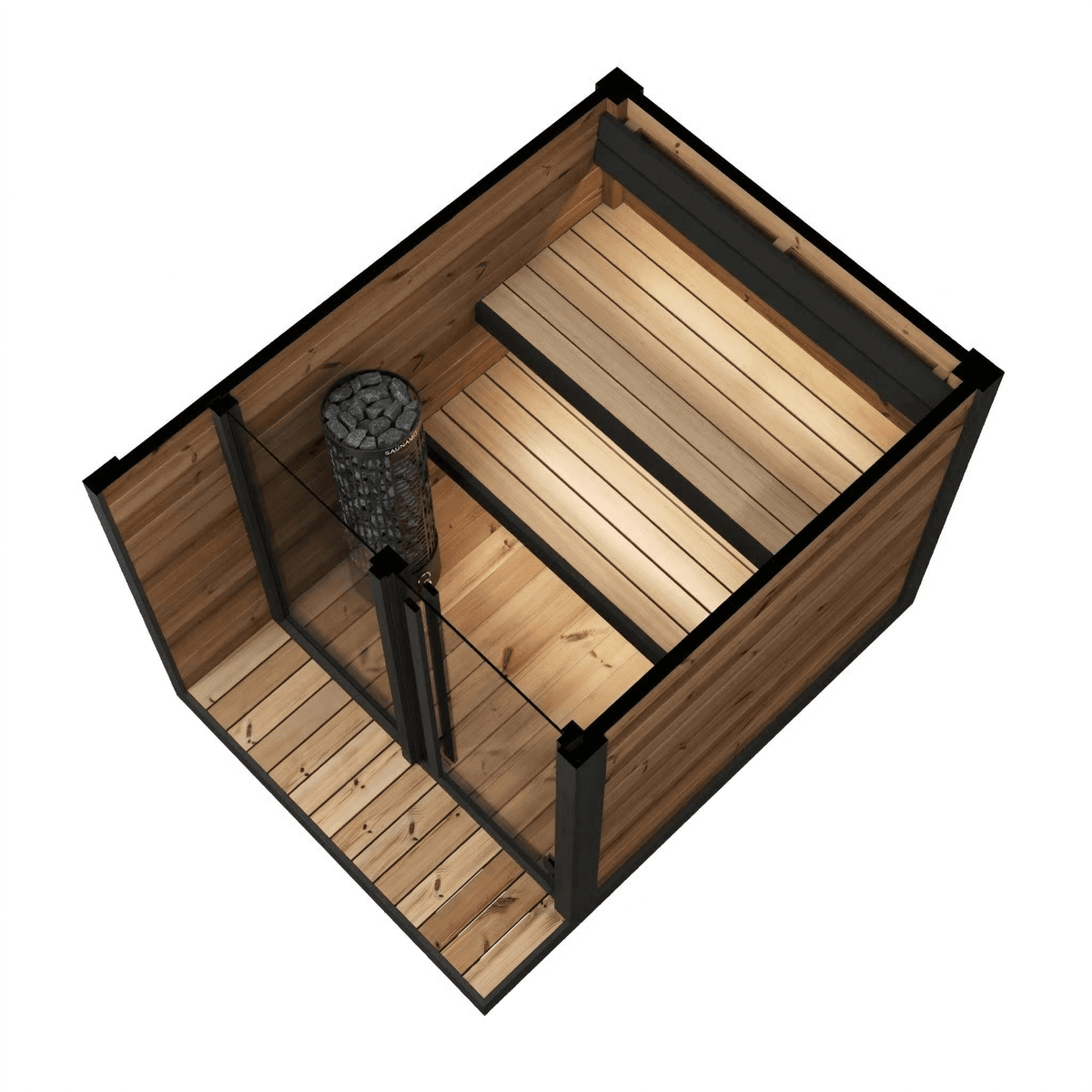 2-4 Person Hiki S Steam Garden Outdoor Sauna | Premium Thermowood - Your Fitness Hub