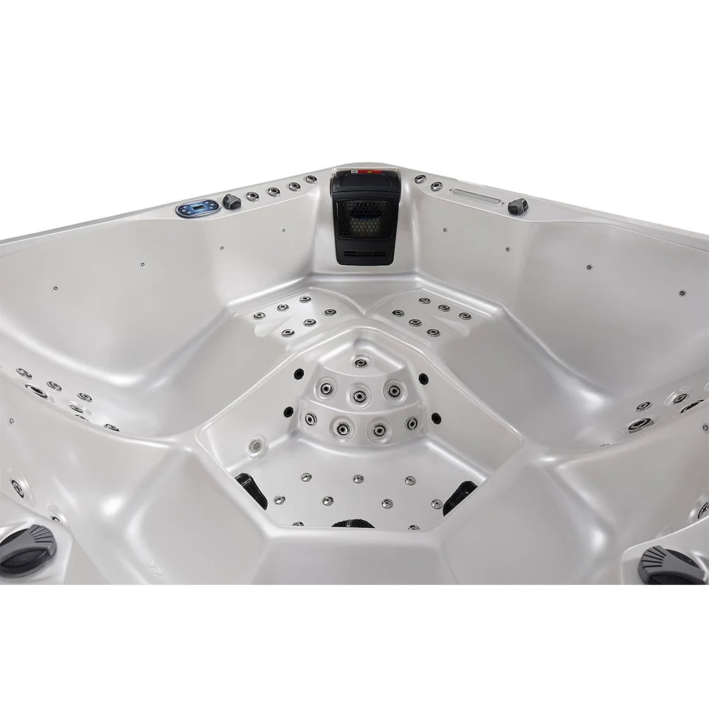 Matterhorn Premium 5 Seater Spa Hot Tub - White - Your Fitness Hub