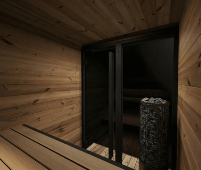 2-4 Person Hiki S Steam Garden Outdoor Sauna | Premium Thermowood - Your Fitness Hub
