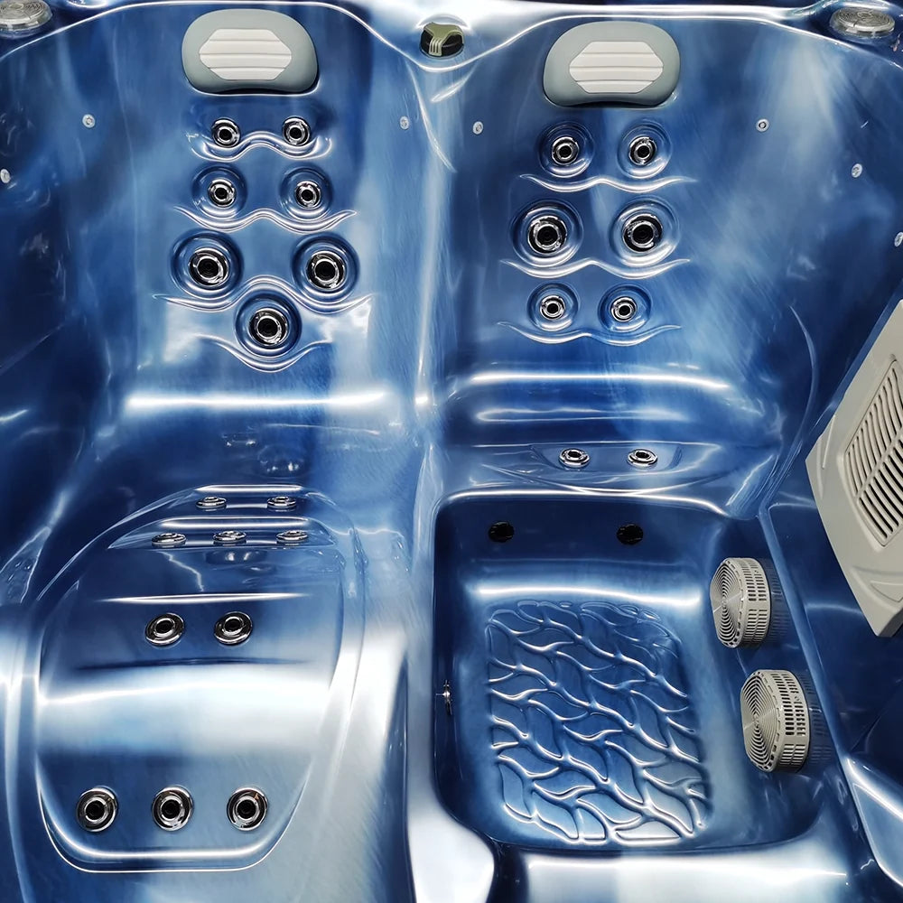 Centuraheat Triglav Luxury 3-4 Seater Spa Hot Tub - Ocean Wave - Your Fitness Hub