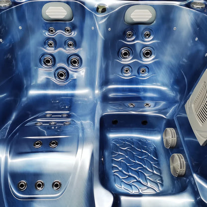 Centuraheat Triglav Luxury 3-4 Seater Spa Hot Tub - Ocean Wave - Your Fitness Hub