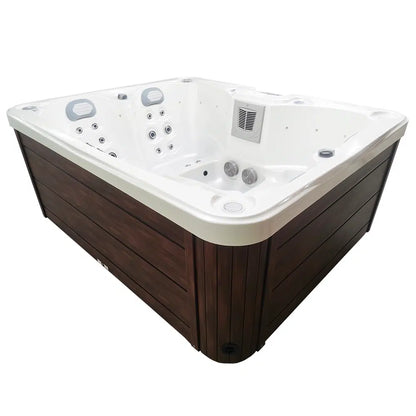 CenturaHeat - Triglav Premium 3-4 Seater Spa Hot Tub – White Pearlescent