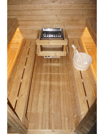 Global Relax - DHARANI CUBE - Outdoor Steam Sauna - 6 People