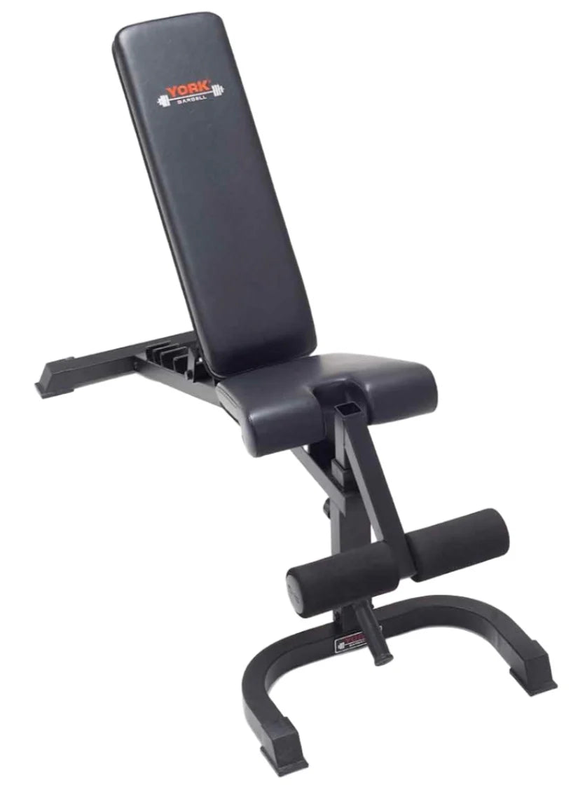 York Barbell C19UB Utility Dumbbell Bench With Foot Hold Down