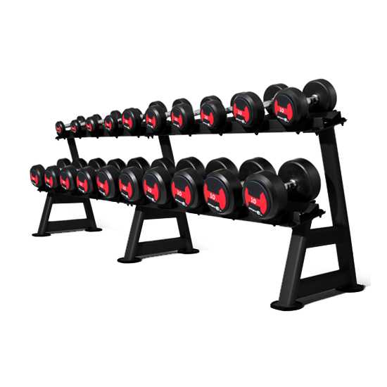 Gym Gear - 12 Pair / 2 Tier Storage Rack