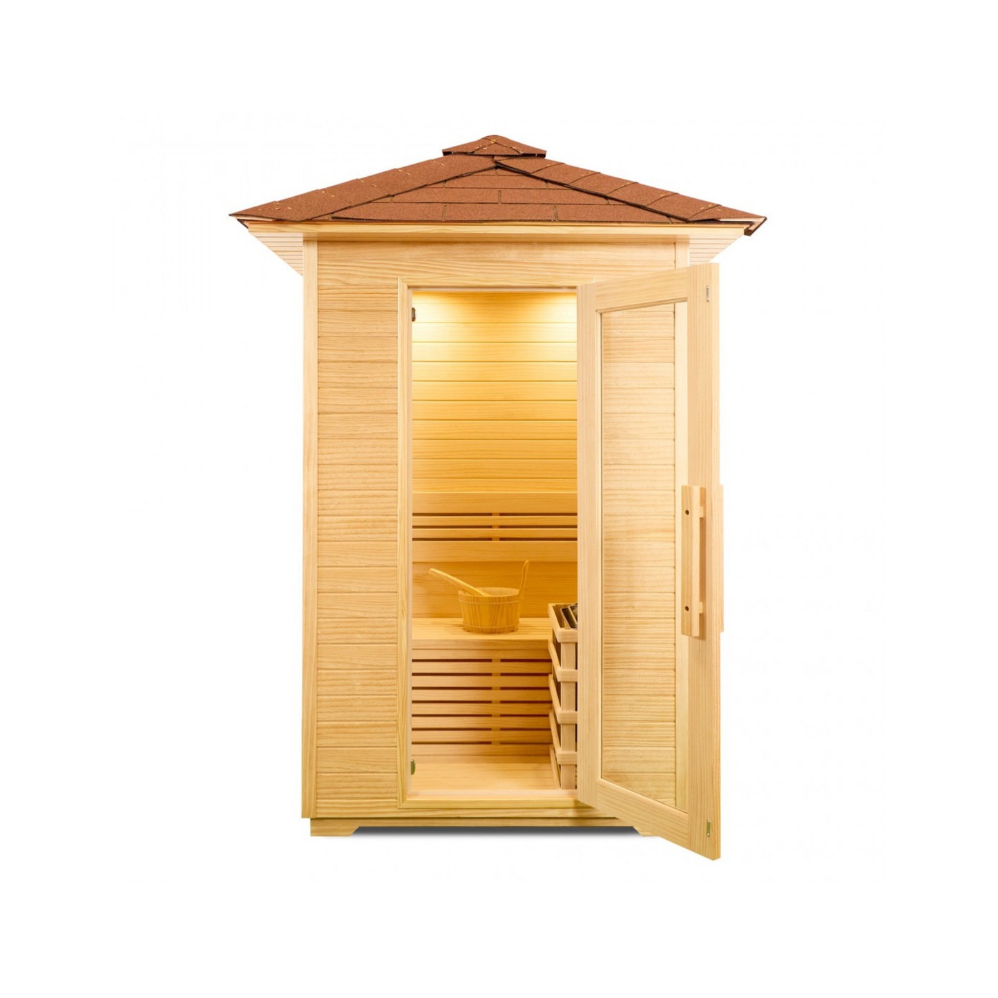 Global Relax - DHARANI S2 OUTDOOR - Steam Sauna For 1/2 People