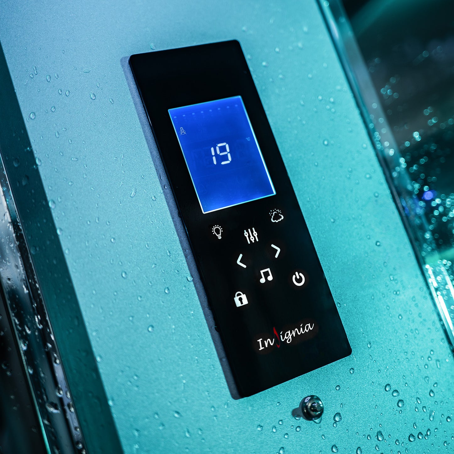 Insignia - Platinum Twin Shower Cabin 1400x900mm - Chrome Frame-Mirror - Your Fitness Hub