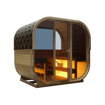 Global Relax - DHARANI CUBE - Outdoor Steam Sauna - 6 People