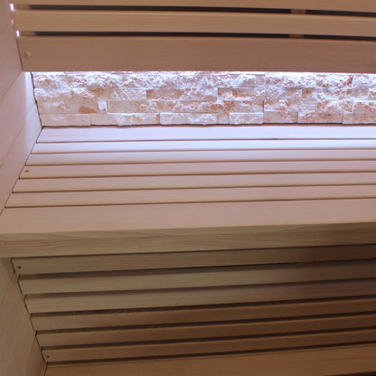 CenturaHeat - Double Bench Electric Steam Combined Sauna