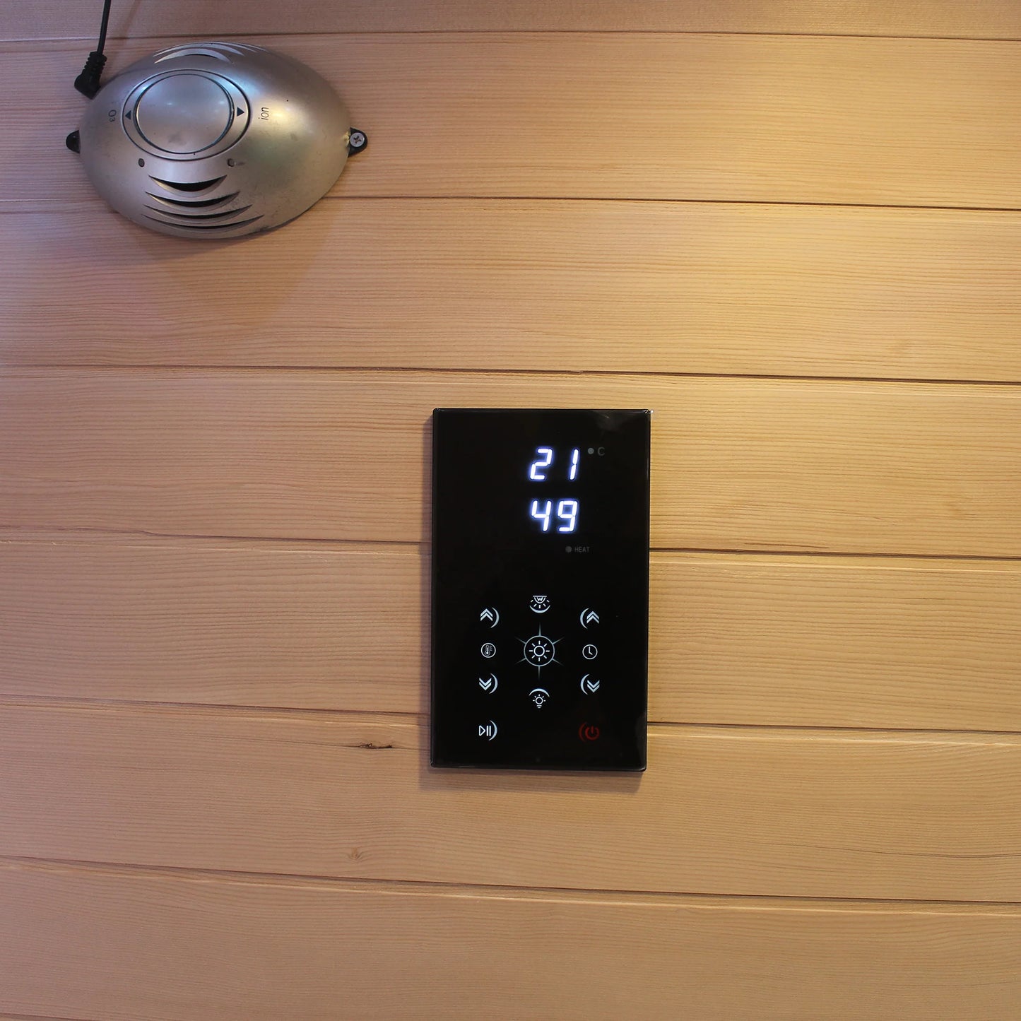 CenturaHeat - Luxury Steam Traditional Indoor Sauna with Glass Door