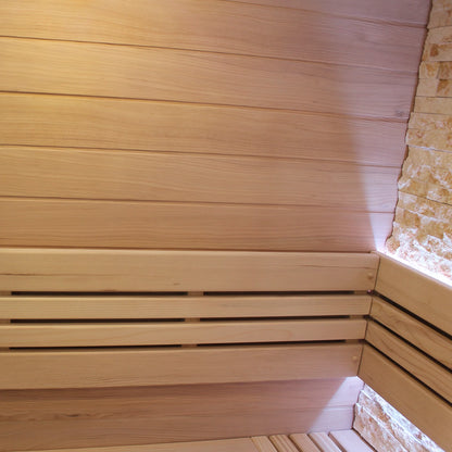 CenturaHeat - Luxury Steam Traditional Indoor Sauna with Glass Door