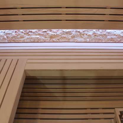 CenturaHeat Luxury Steam Traditional Indoor Sauna with Glass Door - Your Fitness Hub