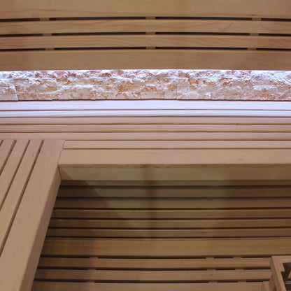 CenturaHeat - Luxury Steam Traditional Indoor Sauna with Glass Door