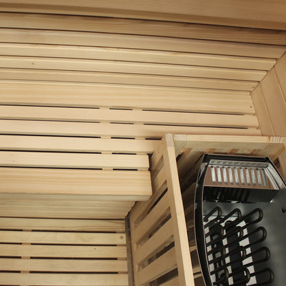 CenturaHeat - Luxury Steam Traditional Indoor Sauna with Glass Door